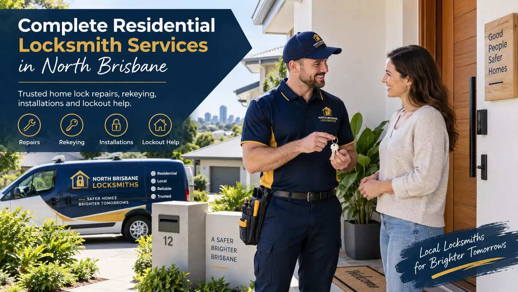 Residential Locksmith Services - North Brisbane