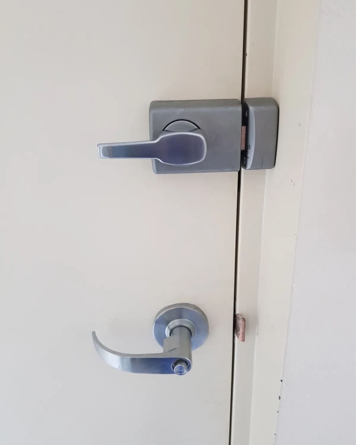Residential door lock hardware for locksmith services in Albion