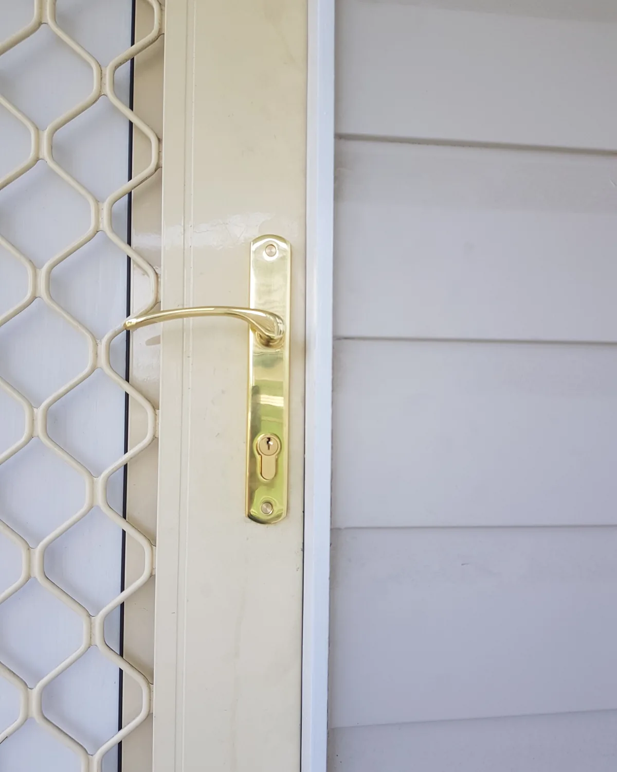 Residential door lock hardware for locksmith services in Ashgrove