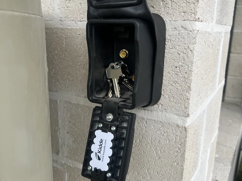 Close view of door lock and latch hardware for Deception Bay locksmith services