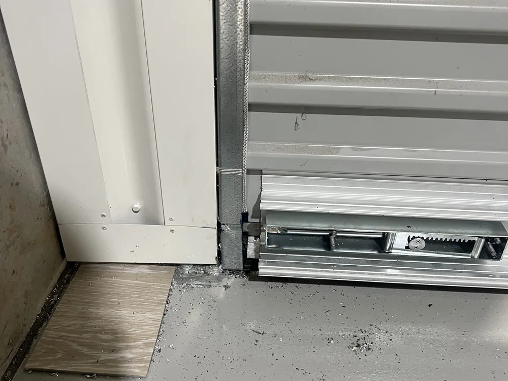 Close view of door lock and latch hardware for Gaythorne locksmith services