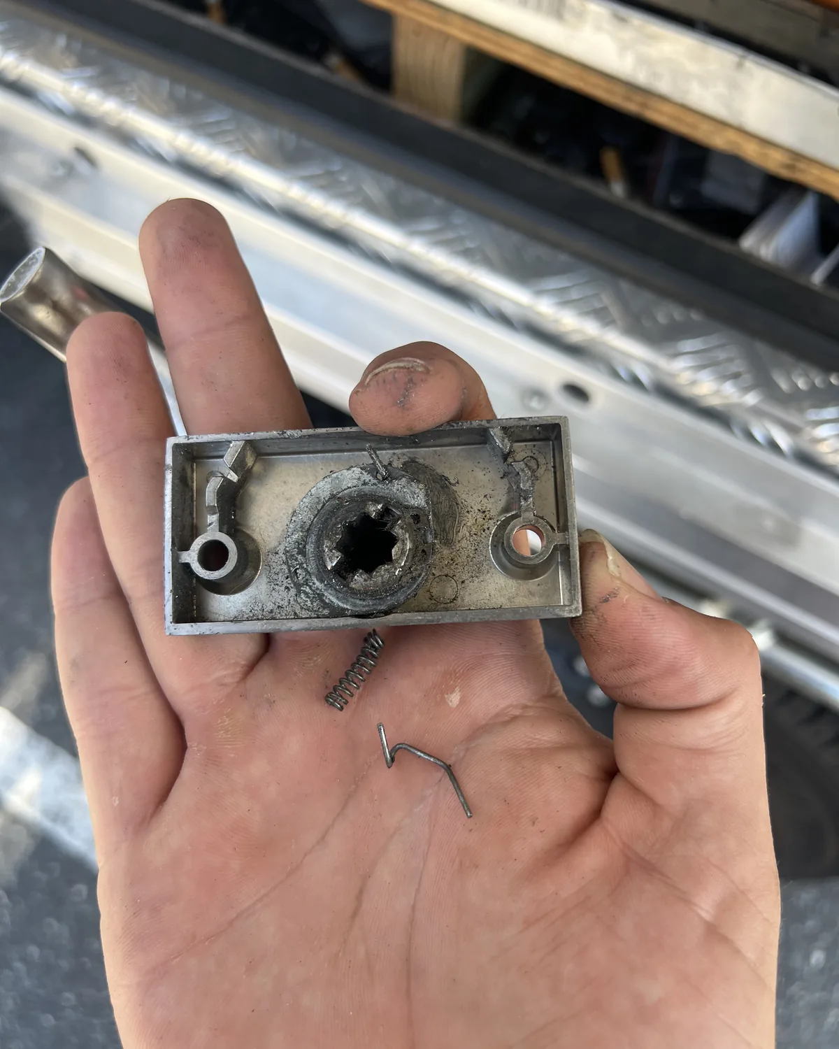 Residential door lock hardware for locksmith services in Highvale