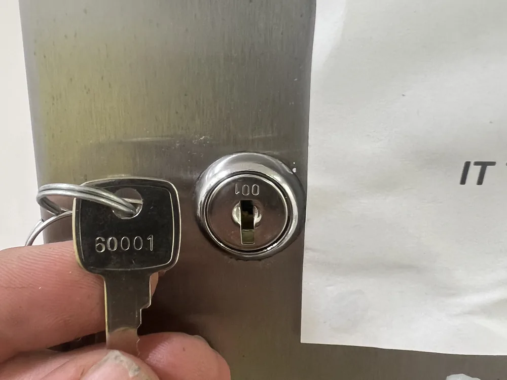 Close view of door lock and latch hardware for Indooroopilly locksmith services