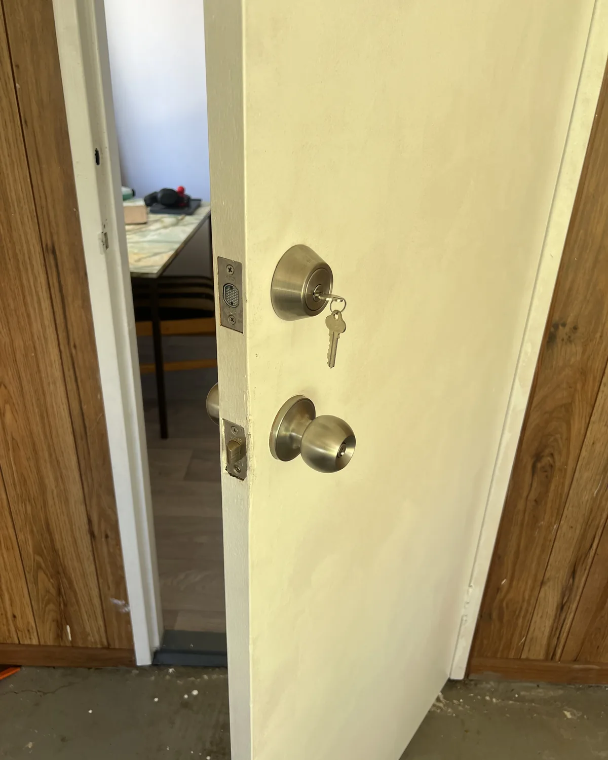 Residential door lock hardware for locksmith services in McDowall