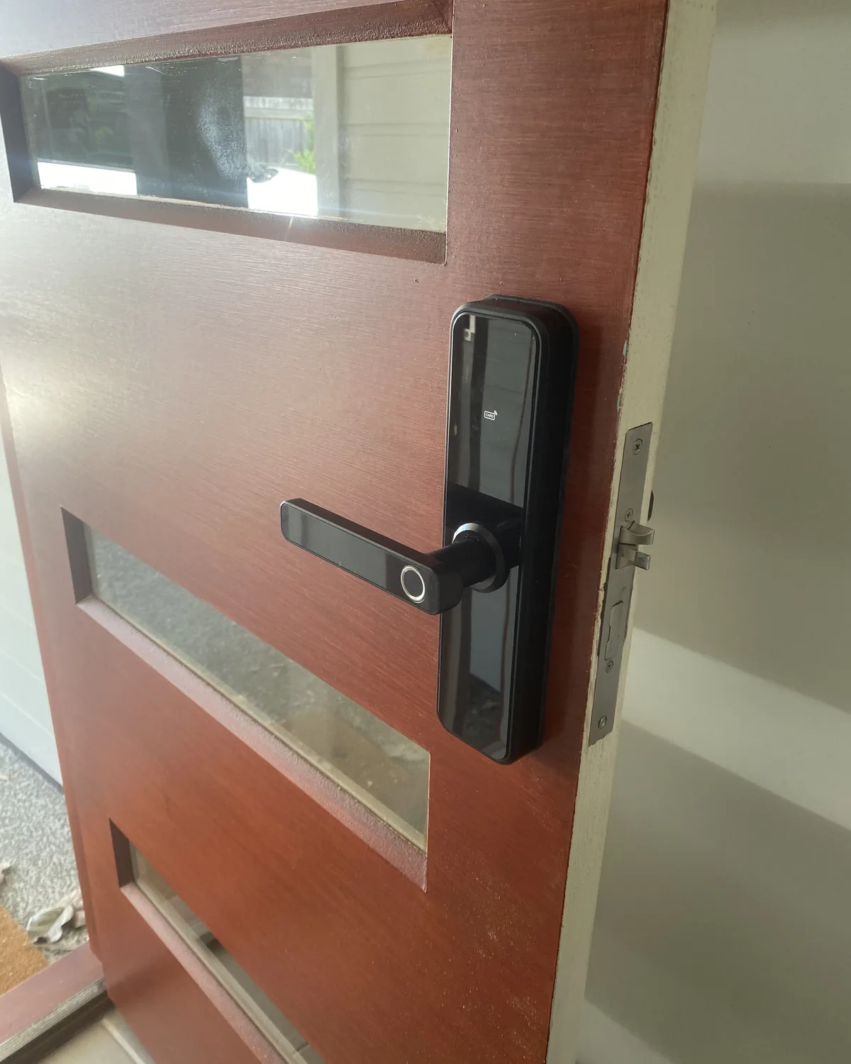 Residential door lock hardware for locksmith services in Mitchelton