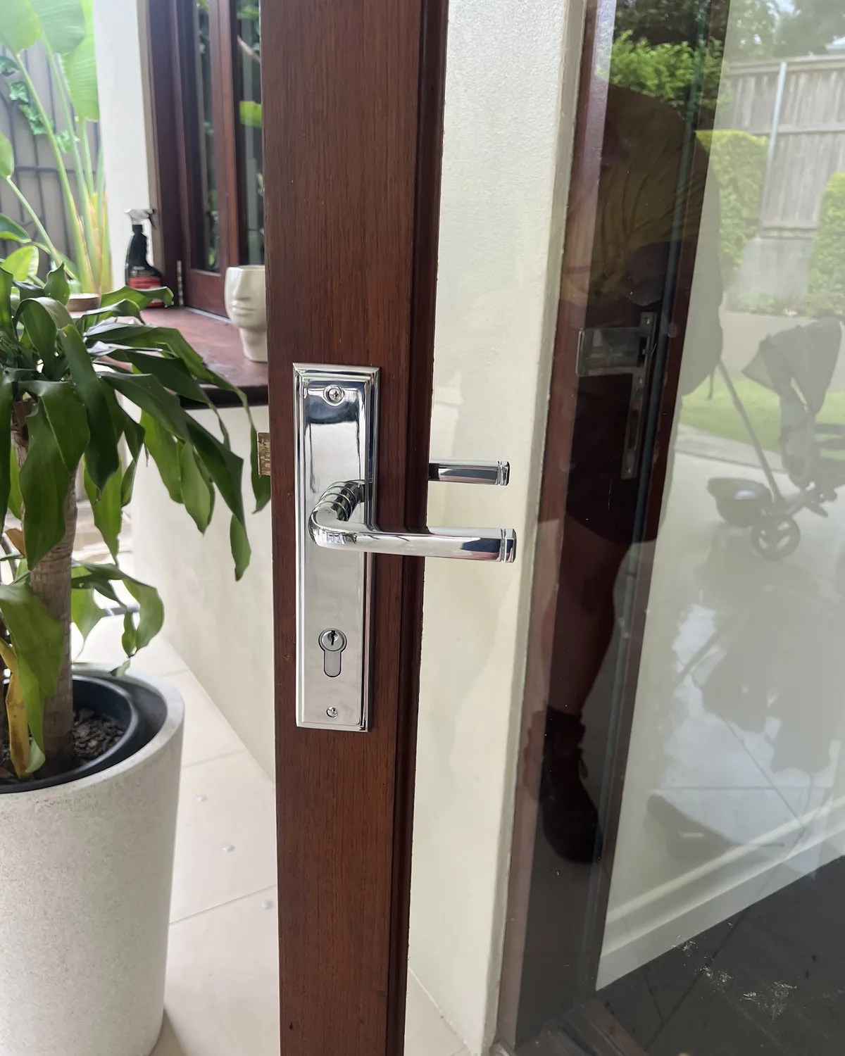 Residential door lock hardware for locksmith services in Narangba