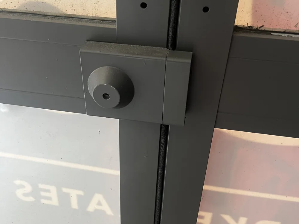 Close view of door lock and latch hardware for Strathpine locksmith services