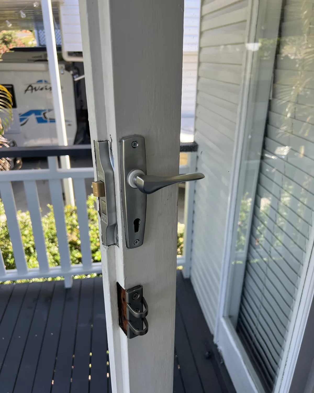 Residential door lock hardware for locksmith services in Strathpine
