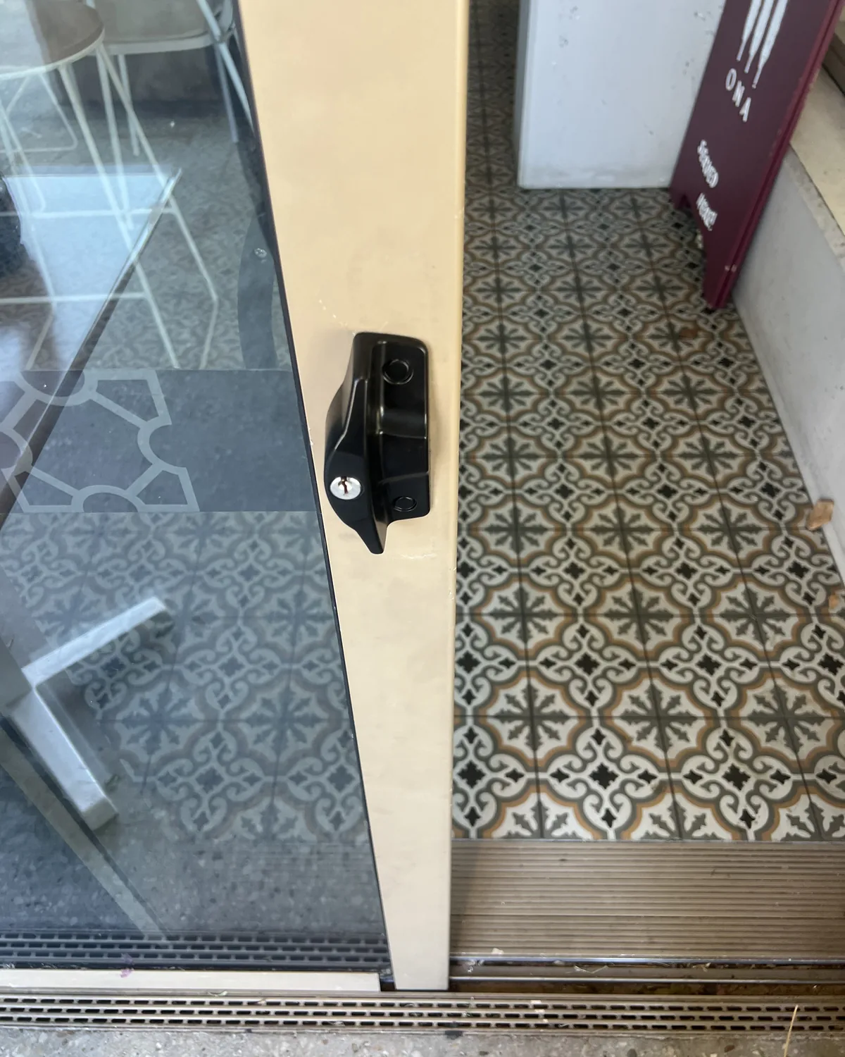 Residential door lock hardware for locksmith services in Zillmere